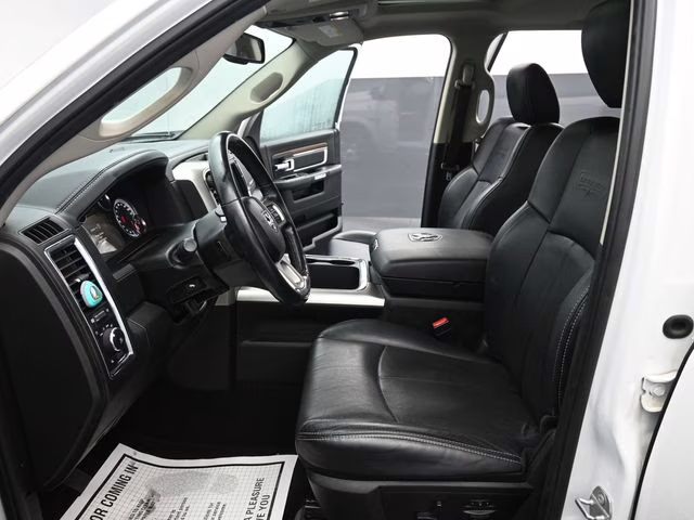 2018 Bright White Clearcoat Ram 1500 Laramie 4X4 Truck