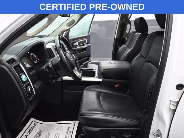 2018 Bright White Clearcoat Ram 1500 Laramie 4X4 Truck