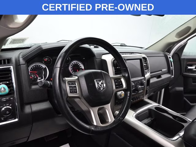 2018 Bright White Clearcoat Ram 1500 Laramie 4X4 Truck