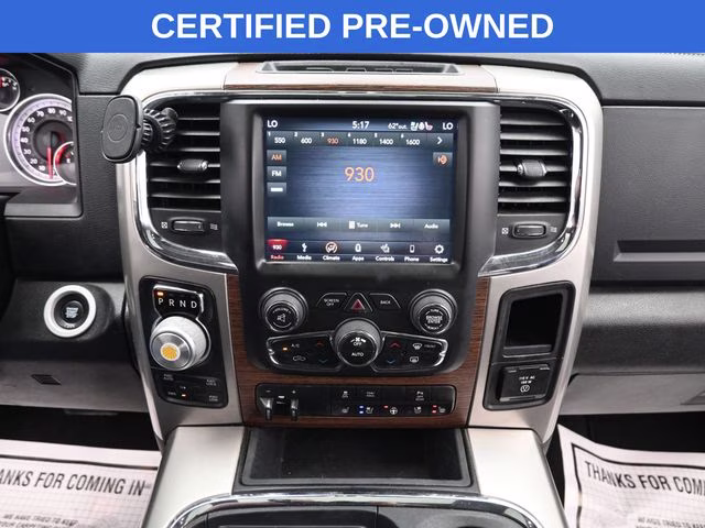 2018 Bright White Clearcoat Ram 1500 Laramie 4X4 Truck