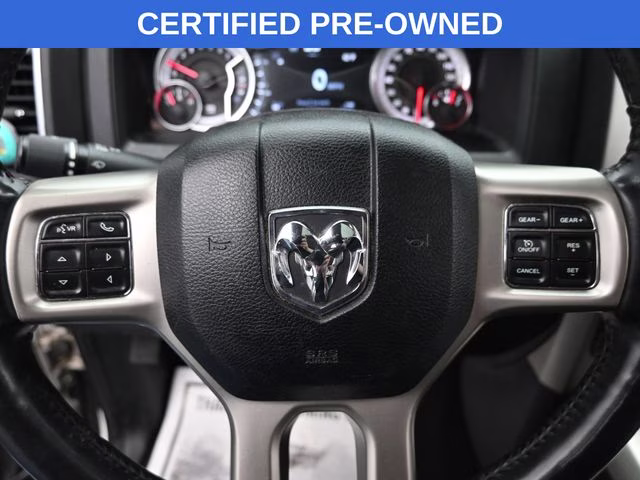 2018 Bright White Clearcoat Ram 1500 Laramie 4X4 Truck