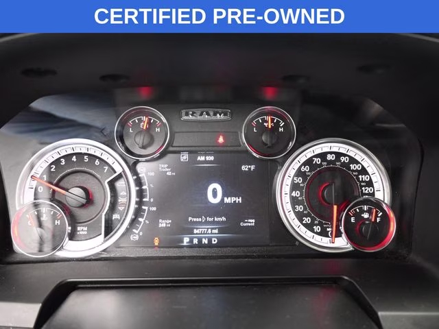 2018 Bright White Clearcoat Ram 1500 Laramie 4X4 Truck