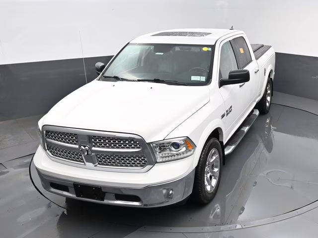 2018 Bright White Clearcoat Ram 1500 Laramie 4X4 Truck