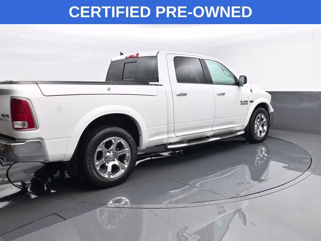 2018 Bright White Clearcoat Ram 1500 Laramie 4X4 Truck