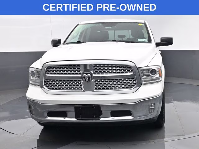 2018 Bright White Clearcoat Ram 1500 Laramie 4X4 Truck