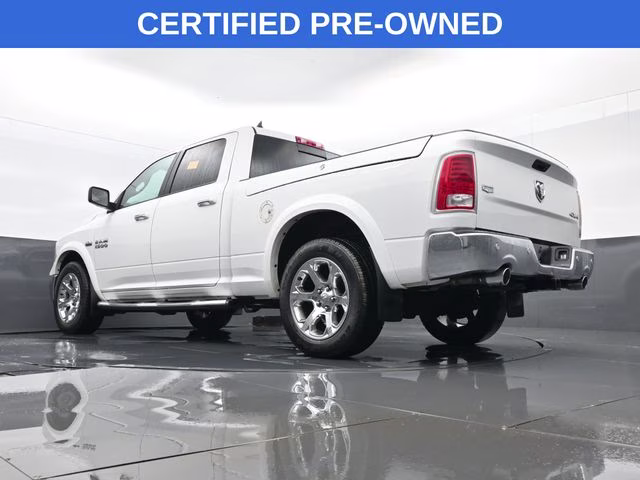 2018 Bright White Clearcoat Ram 1500 Laramie 4X4 Truck