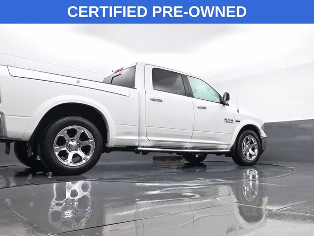2018 Bright White Clearcoat Ram 1500 Laramie 4X4 Truck