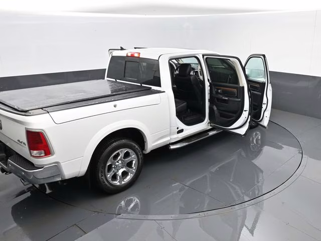 2018 Bright White Clearcoat Ram 1500 Laramie 4X4 Truck