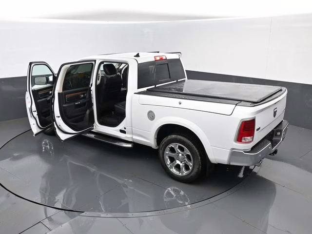 2018 Bright White Clearcoat Ram 1500 Laramie 4X4 Truck