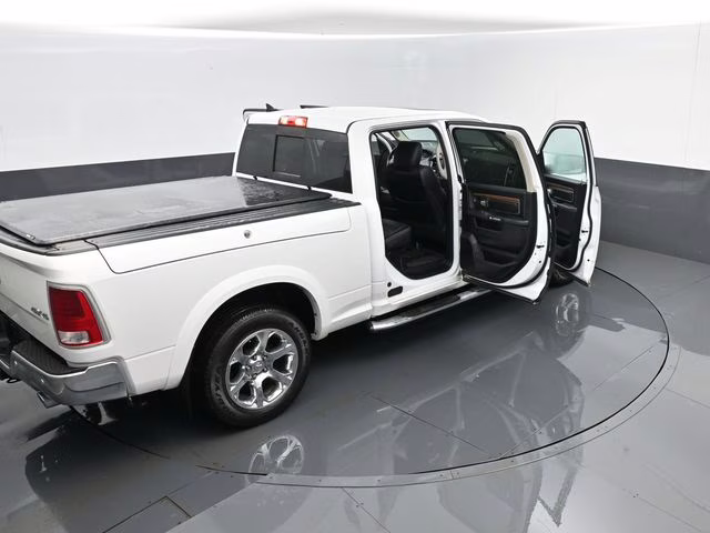 2018 Bright White Clearcoat Ram 1500 Laramie 4X4 Truck
