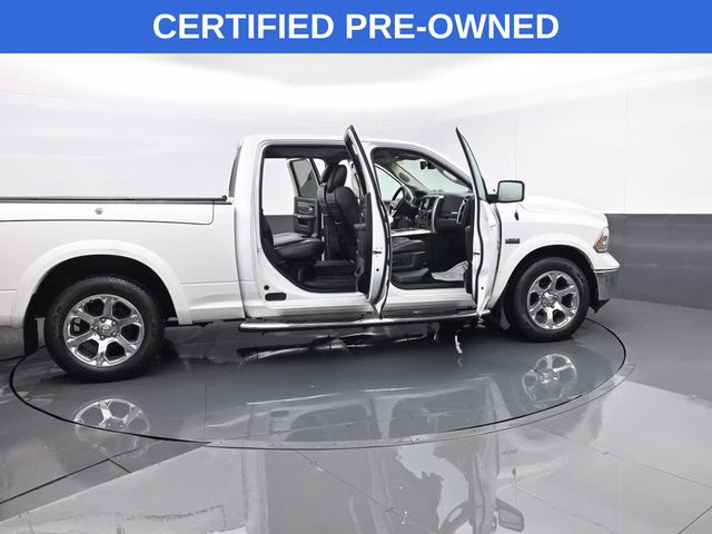 2018 Bright White Clearcoat Ram 1500 Laramie 4X4 Truck