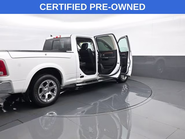 2018 Bright White Clearcoat Ram 1500 Laramie 4X4 Truck