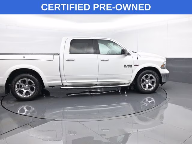 2018 Bright White Clearcoat Ram 1500 Laramie 4X4 Truck
