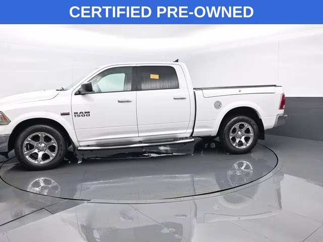 2018 Bright White Clearcoat Ram 1500 Laramie 4X4 Truck