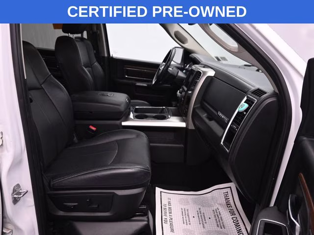 2018 Bright White Clearcoat Ram 1500 Laramie 4X4 Truck