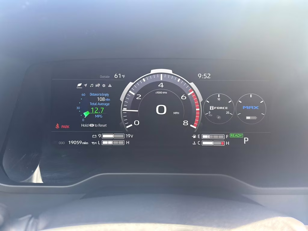 2025 Pearl Toyota Tundra Hybrid Platinum 4X4 Truck