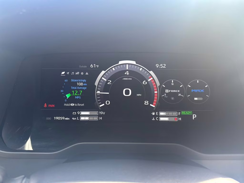 2025 Pearl Toyota Tundra Hybrid Platinum 4X4 Truck