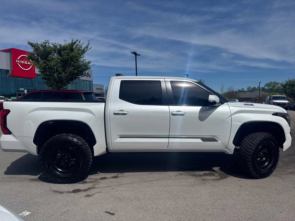 2025 Pearl Toyota Tundra Hybrid Platinum 4X4 Truck