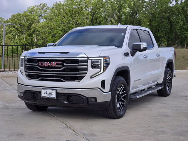 2022 White Frost Tricoat GMC Sierra 1500 SLT 4X4 Truck