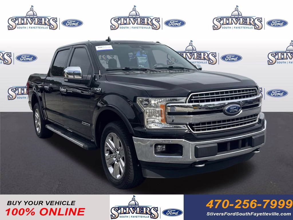 2019 Black Metallic Ford F-150 Lariat 4X4 Truck