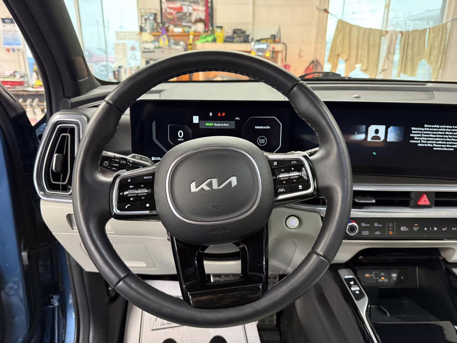 2025 Mineral Blue Kia Sorento Plug-In Hybrid SX Prestige AWD SUV