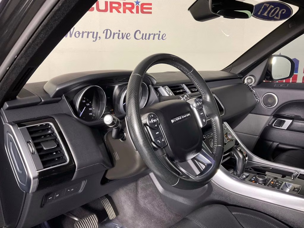 2017 Black Land Rover Range Rover Sport 5.0L V8 Supercharged 4X4 SUV