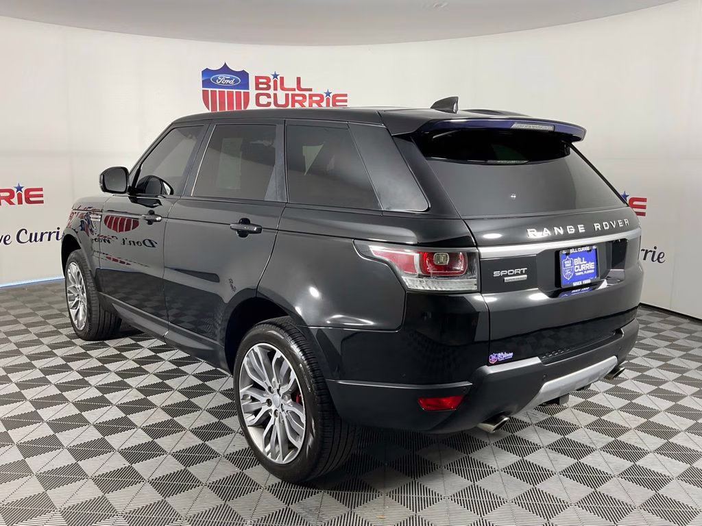 2017 Black Land Rover Range Rover Sport 5.0L V8 Supercharged 4X4 SUV