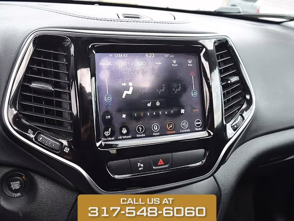 2019 Bright White Clearcoat Jeep Cherokee Limited 4X4 SUV