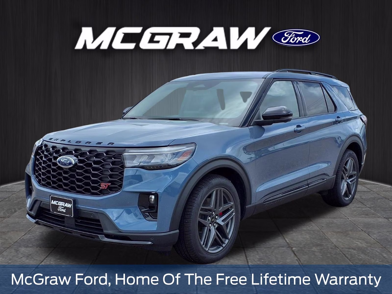 2026 Vapor Blue Ford Explorer ST 4X4 SUV