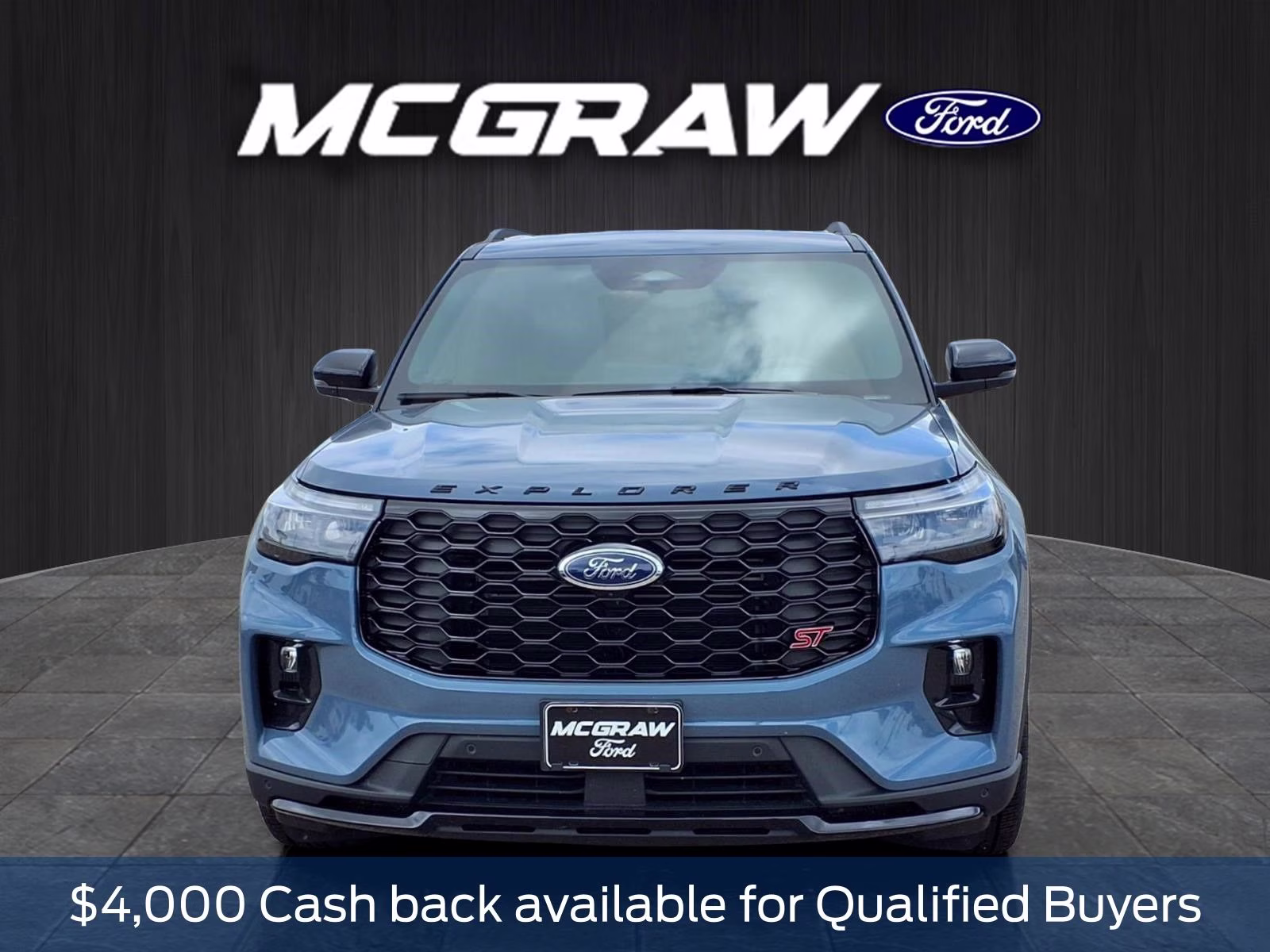 2026 Vapor Blue Ford Explorer ST 4X4 SUV