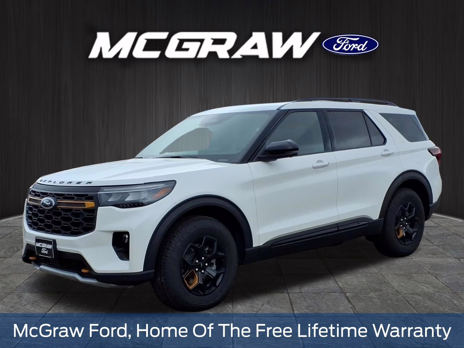 2026 White Ford Explorer Tremor 4X4 SUV