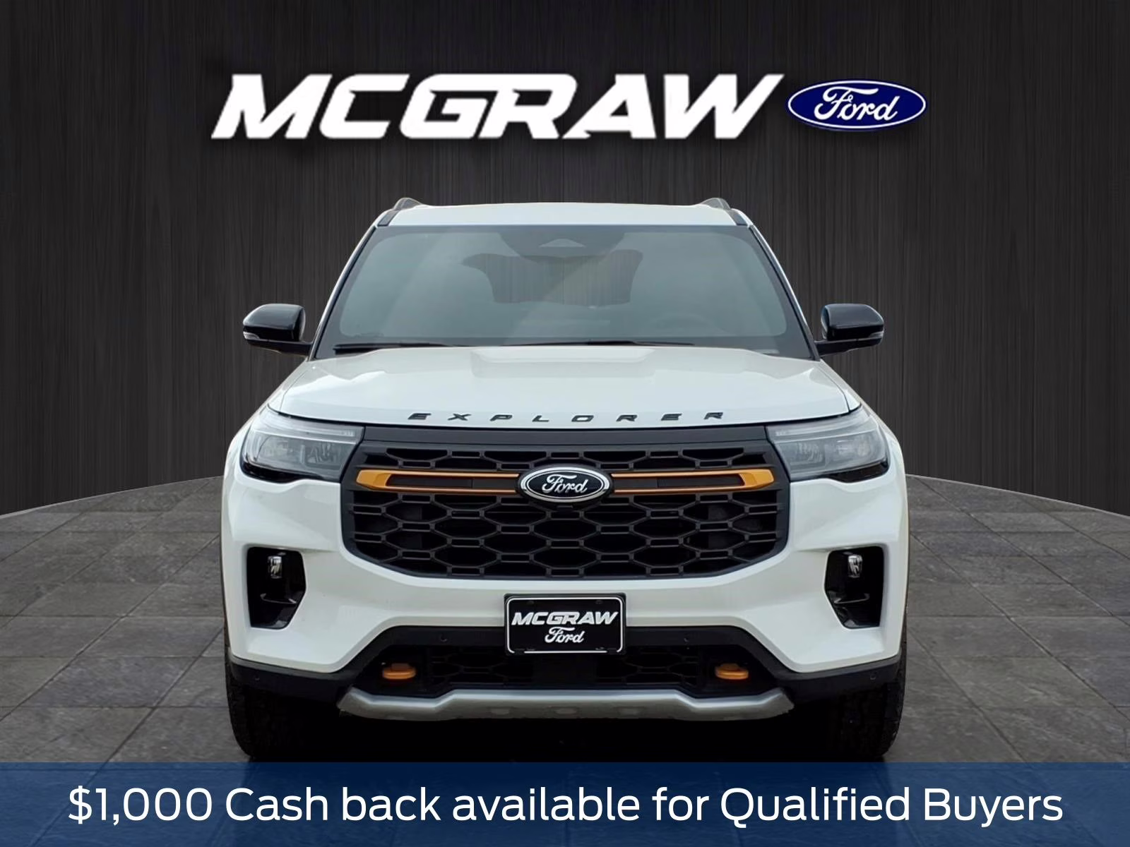 2026 White Ford Explorer Tremor 4X4 SUV
