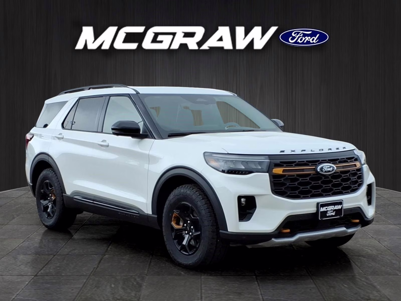 2026 White Ford Explorer Tremor 4X4 SUV
