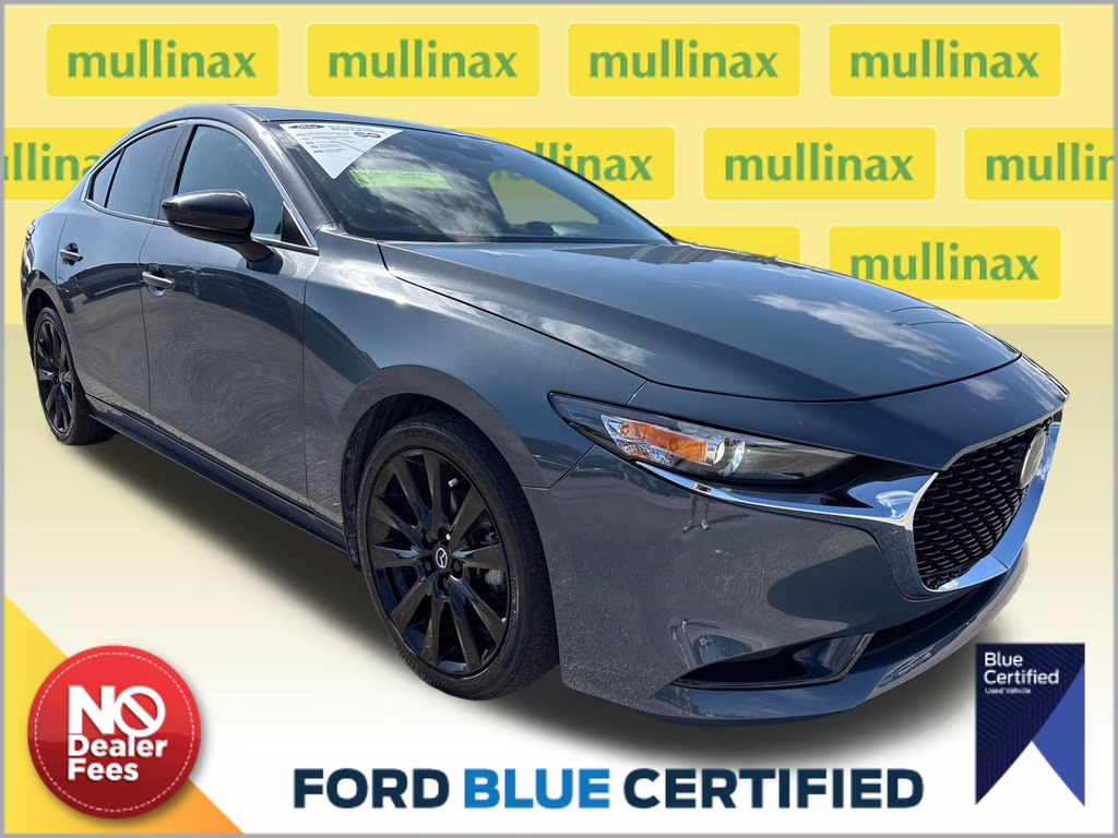 2023 Polymetal Gray Metallic Mazda Mazda3 2.5 S Carbon Edition FWD Sedan