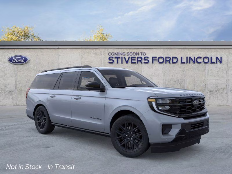 2026 Glacier Gray Metallic Tri-Coat Ford Expedition Max Platinum 4X4 SUV