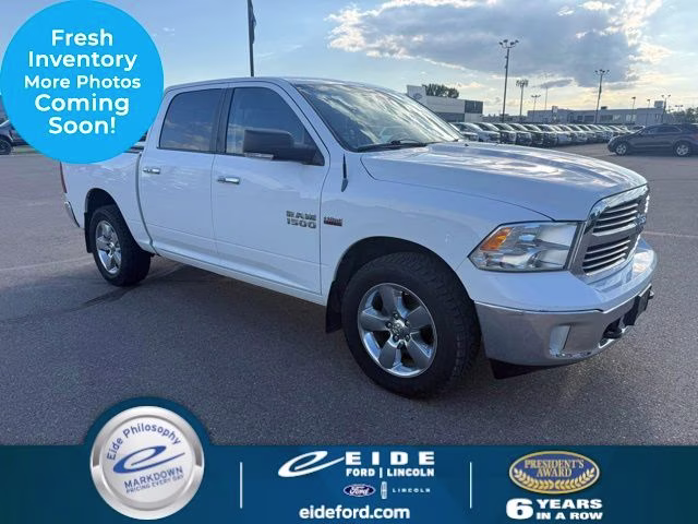 2013 Bright White Ram 1500 Big Horn 4X4 Truck