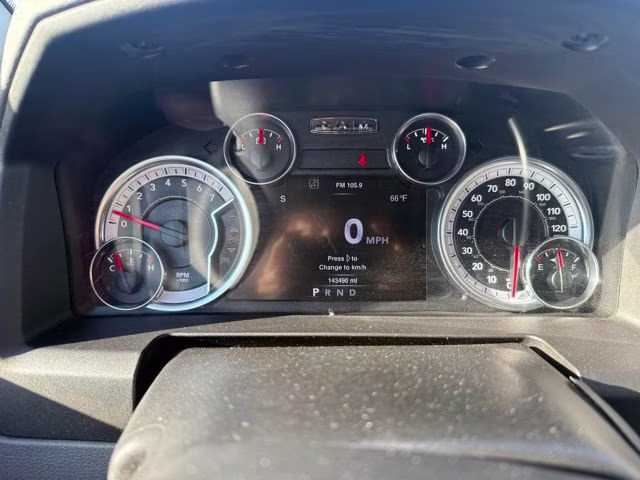 2013 Bright White Ram 1500 Big Horn 4X4 Truck
