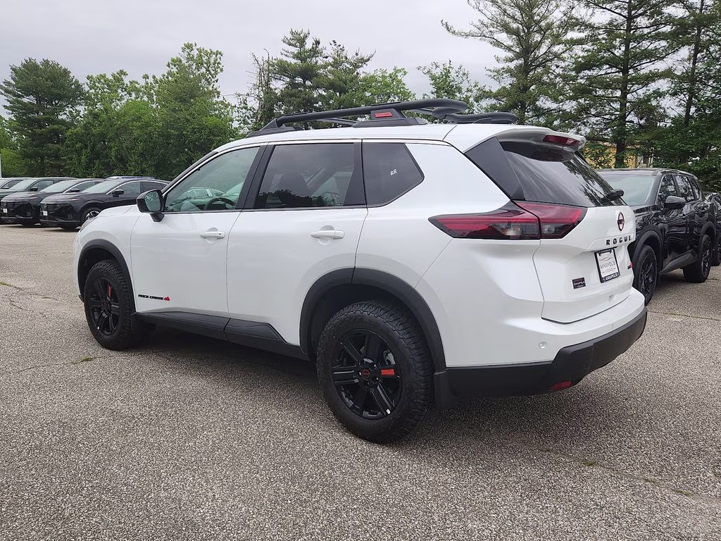 2026 Everest White Pearl Tricoat Nissan Rogue Rock Creek AWD SUV