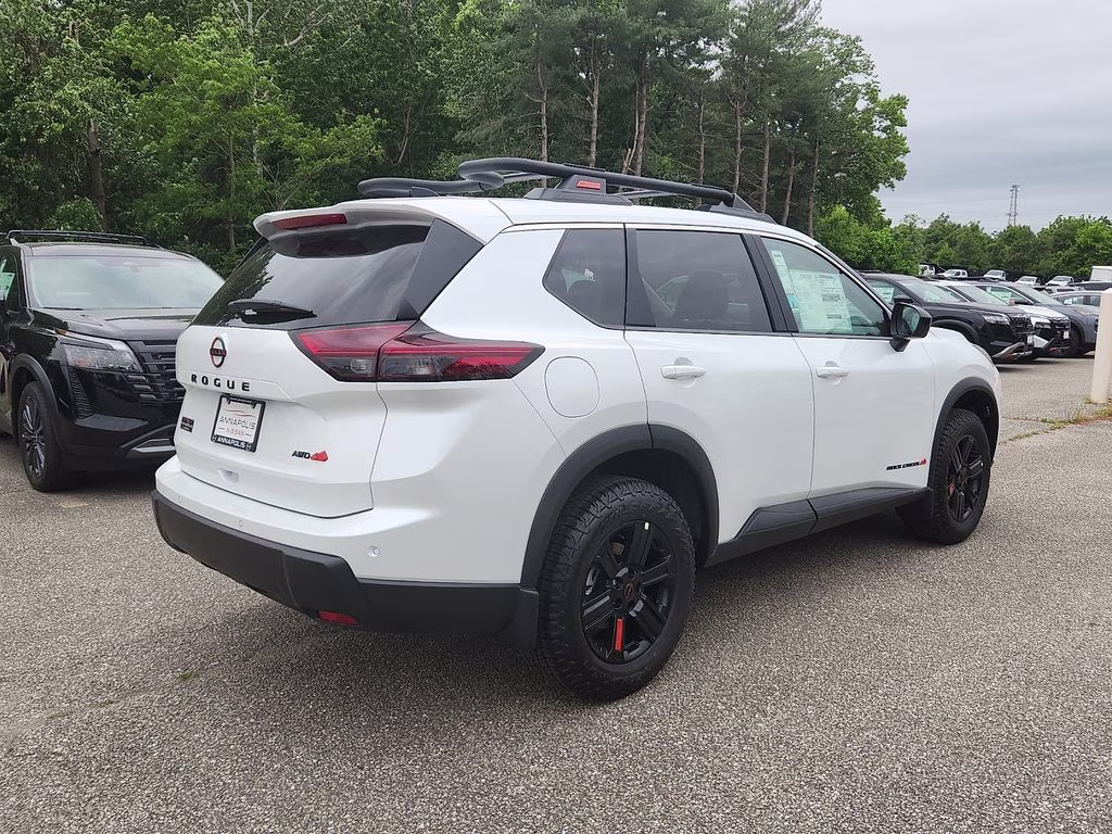 2026 Everest White Pearl Tricoat Nissan Rogue Rock Creek AWD SUV