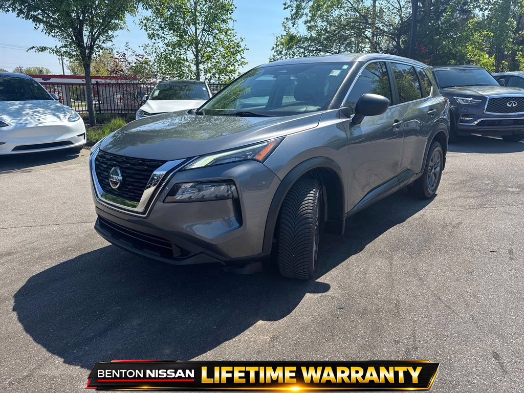 2021 Gun Metallic Nissan Rogue S FWD SUV