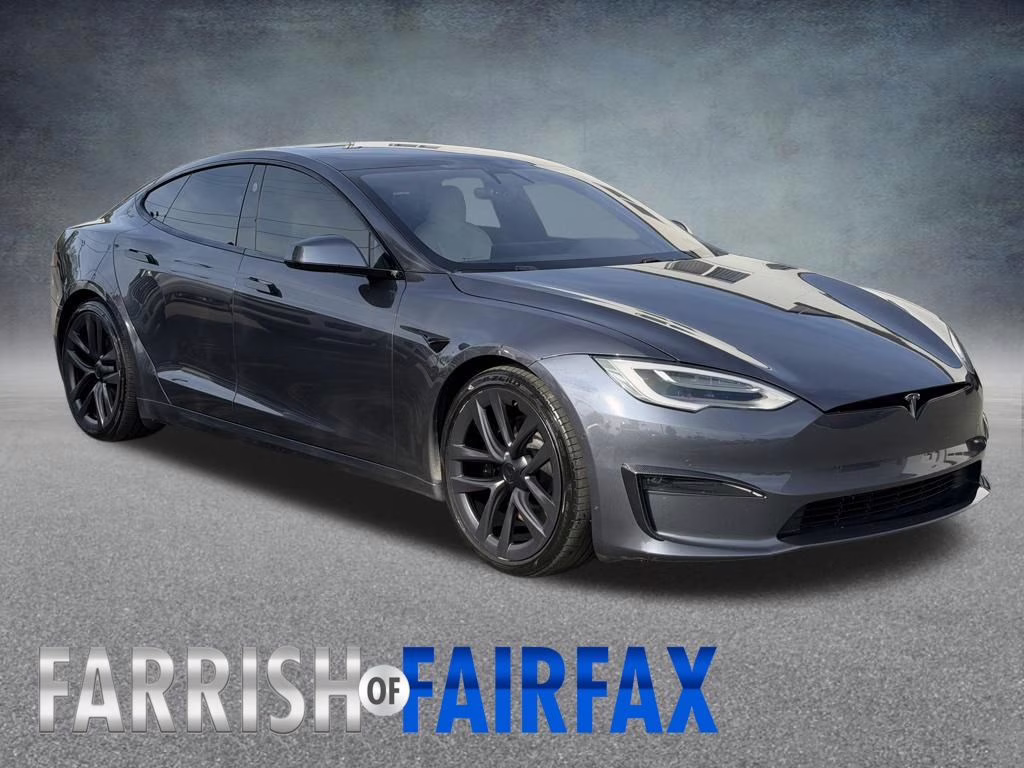 2022 Midnight Silver Metallic Tesla Model S Plaid AWD Hatchback