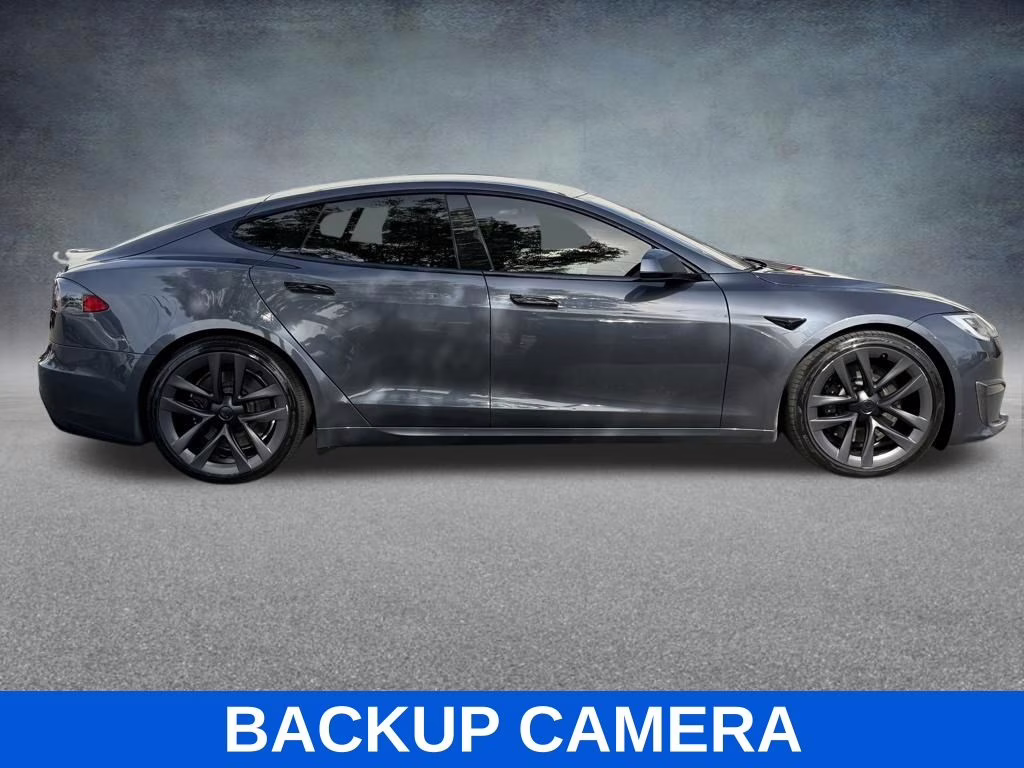 2022 Midnight Silver Metallic Tesla Model S Plaid AWD Hatchback