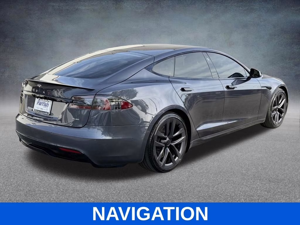 2022 Midnight Silver Metallic Tesla Model S Plaid AWD Hatchback
