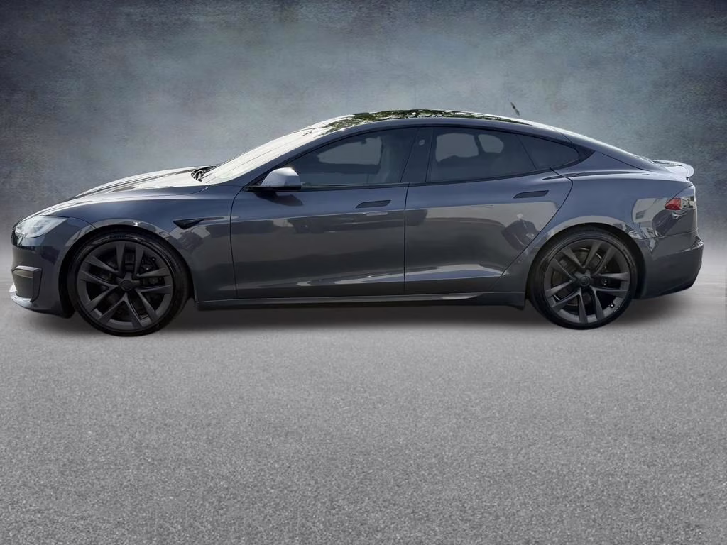 2022 Midnight Silver Metallic Tesla Model S Plaid AWD Hatchback