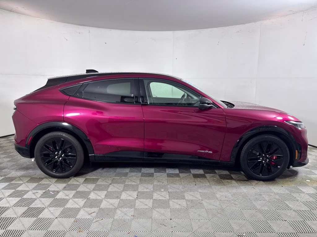 2025 Molten Magenta Metallic Tinted Clearcoat Ford Mustang Mach-E Premium AWD SUV