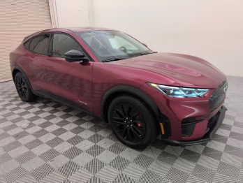 2025 Molten Magenta Metallic Tinted Clearcoat Ford Mustang Mach-E Premium AWD SUV