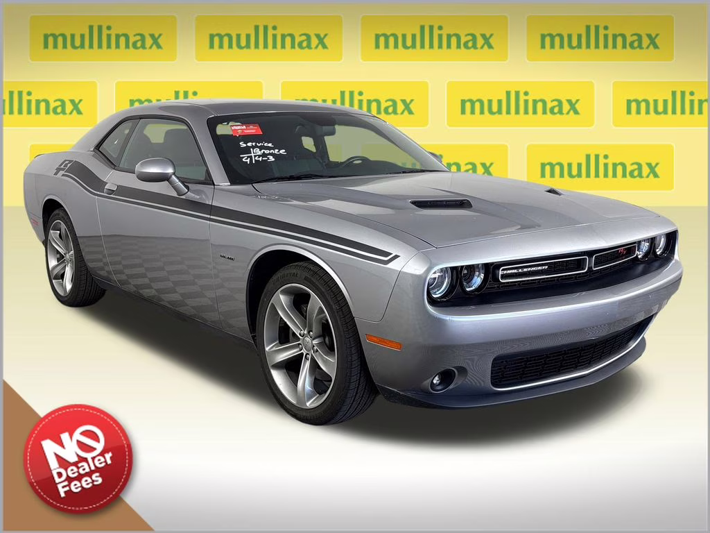2015 Billet Silver Metallic Clearcoat Dodge Challenger R/T RWD Coupe