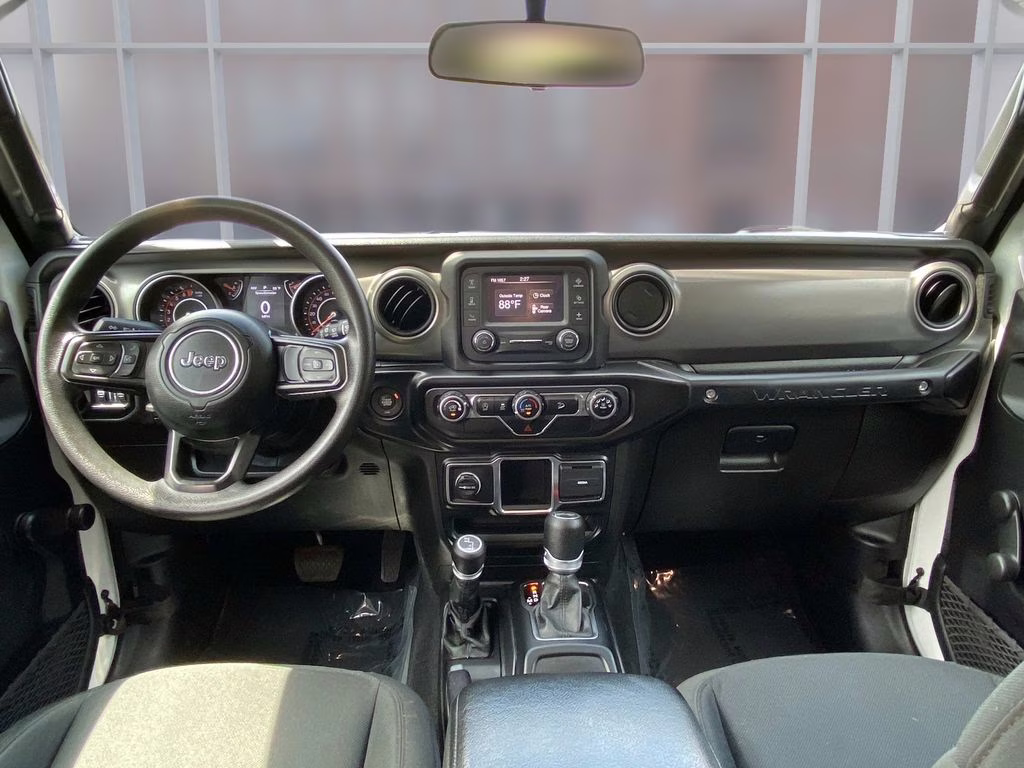 2021 Bright White Clearcoat Jeep Wrangler Unlimited Willys 4X4 SUV