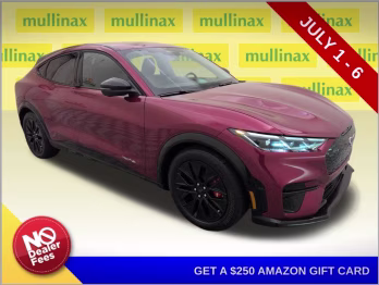 2025 Molten Magenta Metallic Tinted Clearcoat Ford Mustang Mach-E Premium AWD SUV