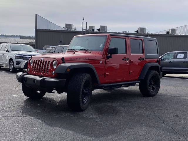 2015 Firecracker Red Clear Coat Jeep Wrangler Unlimited Rubicon 4X4 SUV